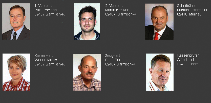 Vorstandschaft der Bobabteilung