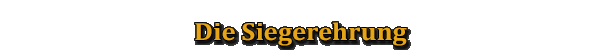 Die Siegerehrung